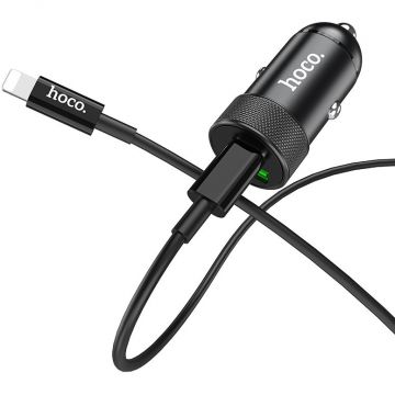 Incarcator Auto Z32B 2xUsb PD Suport QC3.0 27W Negru