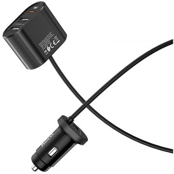 Incarcator Auto Z35 2xUsb PD Suport QC3.0 48W Gri