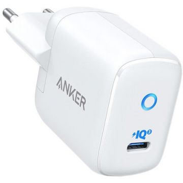 Incarcator de retea PowerPort III Mini USB-C 30W PIQ 3.0 Power Delivery White