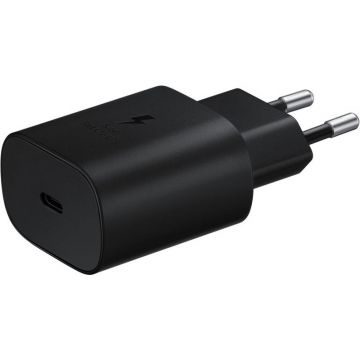 Incarcator de retea Super Fast Charging Type-C la Type-C 25W Black