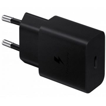 Incarcator Fast Charger 15W port USB Type-C Negru