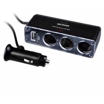 Incarcator INCARCATOR AUTO USB TRIPLU HUB