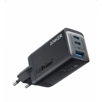 Incarcator retea 735 GaNPrime III 65W PPS 3 2x USB-C 1x USB-A PowerIQ 3.0 Negru