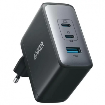 Incarcator Retea 736 Nano II 100W 2x USB-C 1x USB-A PowerIQ 3.0 Negru