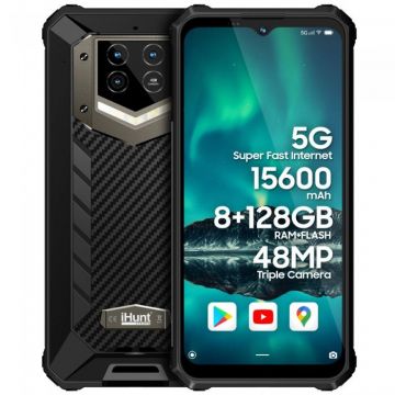 Smartphone TITAN P15000 PRO 2022 5G 128GB 8GB RAM Negru