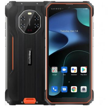Telefon mobil BV8800 128GB 8GB RAM Dual SIM 4G Orange