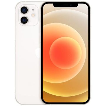 Telefon mobil iPhone 12 64GB Dual Sim White Telefon mobil iPhone 12 64GB Dual Sim White