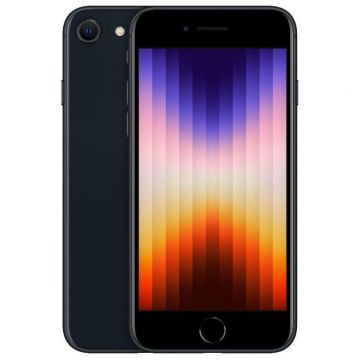 Telefon mobil iPhone SE3 128GB Dual Sim Midnight