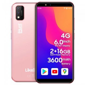 Telefon mobil Like 12 PRO 16GB 2GB RAM Dual Sim 4G Pink