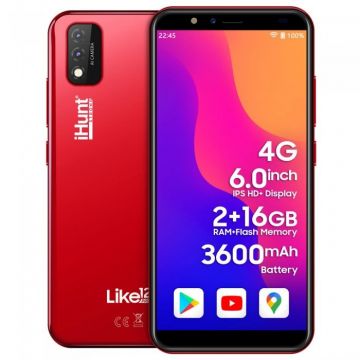 Telefon mobil Like 12 PRO 16GB 2GB RAM Dual Sim 4G Red