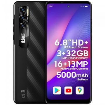 Telefon mobil Note Ultra 32GB 3GB RAM Dual Sim 4G Black