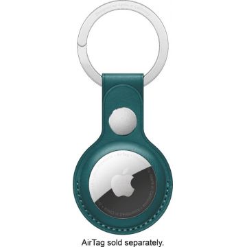 Accesoriu Apple AirTag Leather Key Ring, Forest Green (Seasonal Summer 2021)
