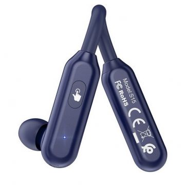 Casca Bluetooth Mono S15 Noble BT 5.0 Albastru