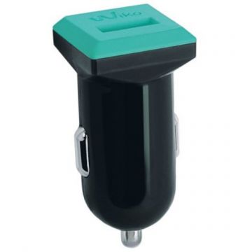 Incarcator Auto Universal USB Negru / Verde