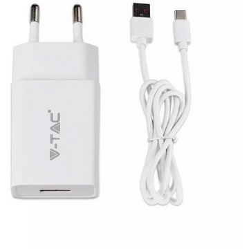 Incarcator retea 8643 Rapid USB Tip-C 5V 3A 18W Alb
