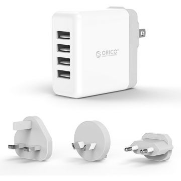 Incarcator retea DSP-4U 4-port Smart Wall Charger for Worldwide Travel