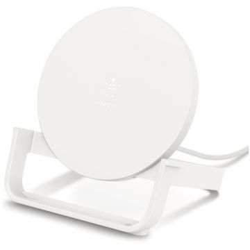 Incarcator Stand WIB001VF Wireless 2x 10W White