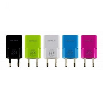 Incarcator USB 24 Buc diverse culori Bulk