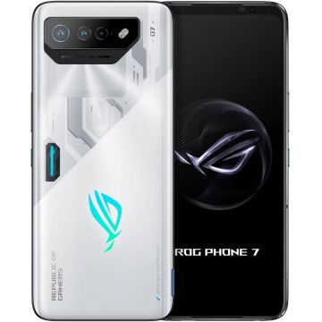 Smartphone ASUS ROG Phone 7, 256GB, 12GB RAM, Dual SIM, 5G, 4-Camere, Storm White