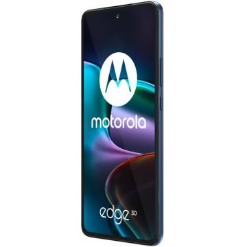 Smartphone Motorola Edge 30, 5G, Ecran 144 Hz, Snapdragon 778G+, 256GB, 8GB RAM, Dual SIM, 4-Camere, Meteor Grey