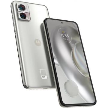 Smartphone Motorola Edge 30 Neo, OLED 120Hz, 128GB, 8GB RAM, Dual SIM, 5G, Tri-Camera, Ice Palace