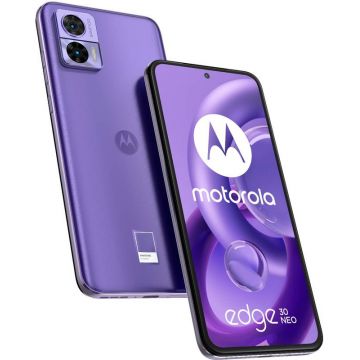 Smartphone Motorola Edge 30 Neo, OLED 120Hz, 128GB, 8GB RAM, Dual SIM, 5G, Tri-Camera, Very Peri