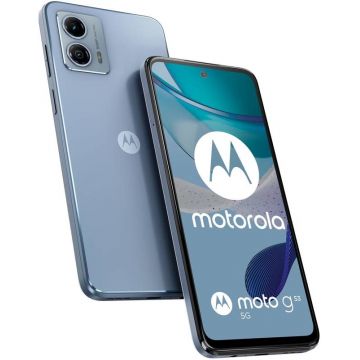 Smartphone Motorola Moto G53, 128GB, 4GB RAM, Dual SIM, 5G, Tri-Camera, Artic Silver Smartphone Motorola Moto G53, 128GB, 4GB RAM, Dual SIM, 5G, Tri-Camera, Artic Silver