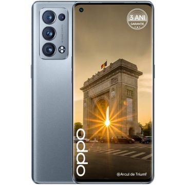 Smartphone Oppo Reno 6 Pro, 256GB, 12GB RAM, Dual SIM, 5G, 5-Camere, Lunar Grey