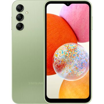 Smartphone Samsung Galaxy A14, 4G, 128GB, 4GB RAM, Dual SIM, 4-Camere, Light Green