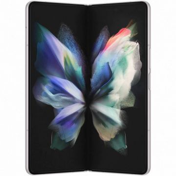 Smartphone Samsung Galaxy Z Fold 3, 120Hz Dynamic AMOLED 2X, Snapdragon 888, 256GB, 12GB RAM, Dual SIM, 5G, 5-Camere, Phantom Silver