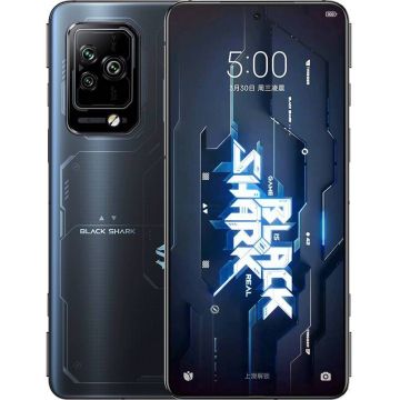 Smartphone Xiaomi Black Shark 5 Pro, 5G, Ecran Super AMOLED 144Hz, Snapdragon 8 Gen 1, 256GB, 16GB RAM, Dual SIM, Baterie duala 4650 mAh, incarcare ultra rapida 120W, Black