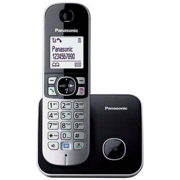 Telefon fara fir DECT KX-TG6811FXB Negru/Gri