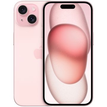 Telefon mobil Apple iPhone 15, 128 GB, 5G, Pink