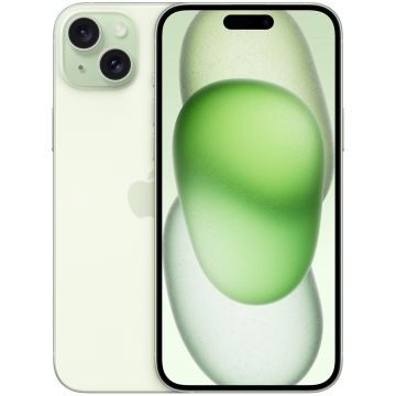 Telefon mobil Apple iPhone 15 Plus, 256 GB, 5G, Green