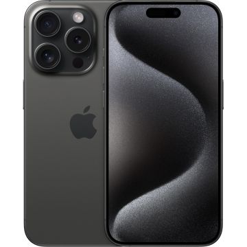 Telefon Mobil Apple iPhone 15 Pro 5G, 128GB, Black Titanium
