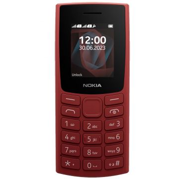Telefon mobil Dual SIM Nokia 105 (2023), Rosu
