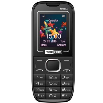 Telefon Mobil Maxcom MM134 Dual SIM Black