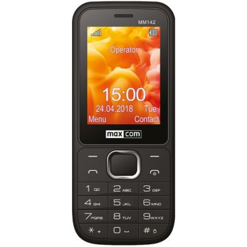 Telefon mobil Maxcom MM142 Dual SIM Black