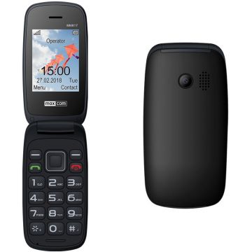 Telefon mobil Maxcom MM817 Dual SIM Black + stand incarcare Telefon mobil Maxcom MM817 Dual SIM Black + stand incarcare