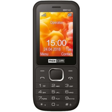 Telefon mobil MM142 Dual SIM Black Telefon mobil MM142 Dual SIM Black