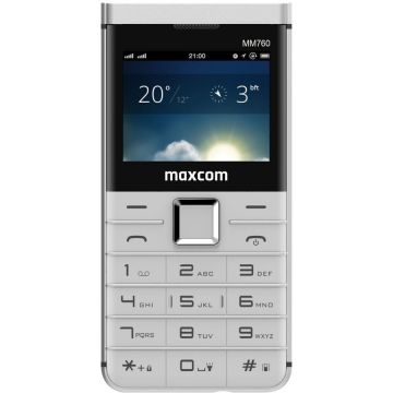 Telefon mobil MM760 Dual Sim White Telefon mobil MM760 Dual Sim White