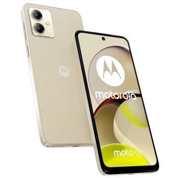 Telefon mobil Motorola Moto G14, 128GB, 4GB RAM, Dual SIM, Crem