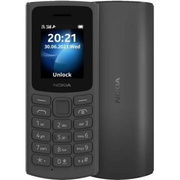 Telefon mobil Nokia 105 4G Dual SIM Black