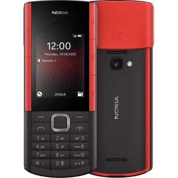 Telefon mobil Nokia 5710 XpressAudio Dual SIM 4G Black/Red + casti