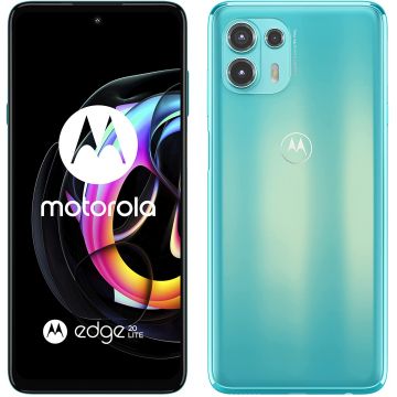 Telefon Mobil Motorola Edge 20 Lite 128GB Flash 8GB RAM Dual SIM 5G Lagoon Green