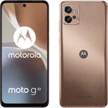 Telefon Mobil Motorola Moto G32 128GB Flash 6GB RAM Dual SIM 4G Rose Gold