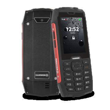 Telefon Mobil MyPhone Hammer 4 Dual SIM Black/Red