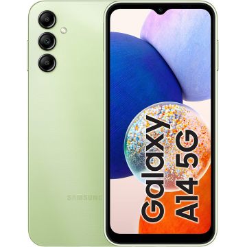 Telefon Mobil Samsung Galaxy A14 A146P 128GB Flash 4GB RAM Dual SIM 5G Light Green
