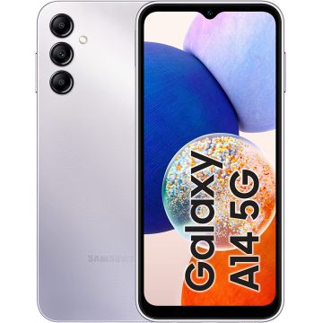 Telefon Mobil Samsung Galaxy A14 A146P 128GB Flash 4GB RAM Dual SIM 5G Silver