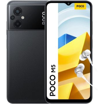 Telefon Mobil Xiaomi Poco M5 128GB Flash 4GB RAM Dual SIM 4G Black